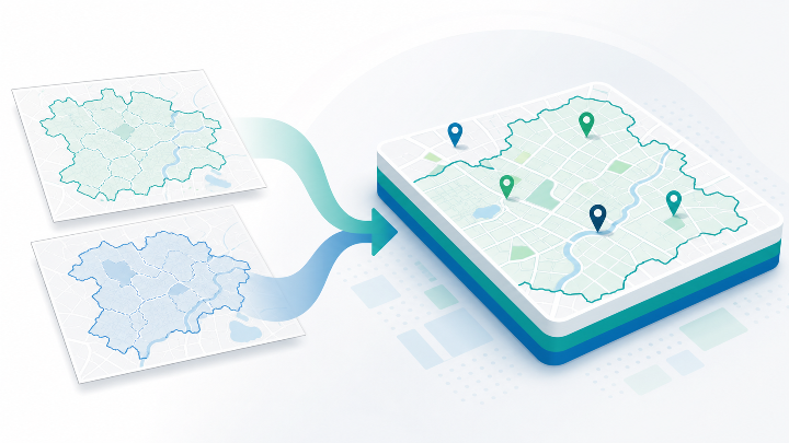 Boundary maps and spatial data consolidated into a clearer civic data foundation