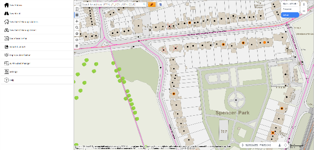 eVO GMS address and street management map
