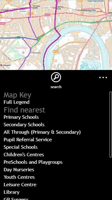 Earthlight Public mobile map screenshot