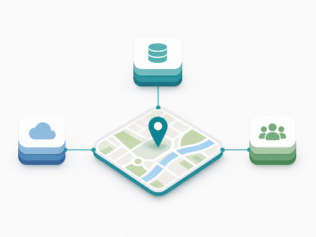 Public GIS technical architecture concept
